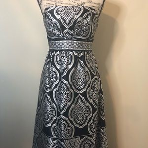 White House Black Market Strapless Dress Sz 6